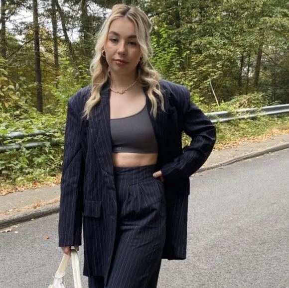 Pinstripe Blazers